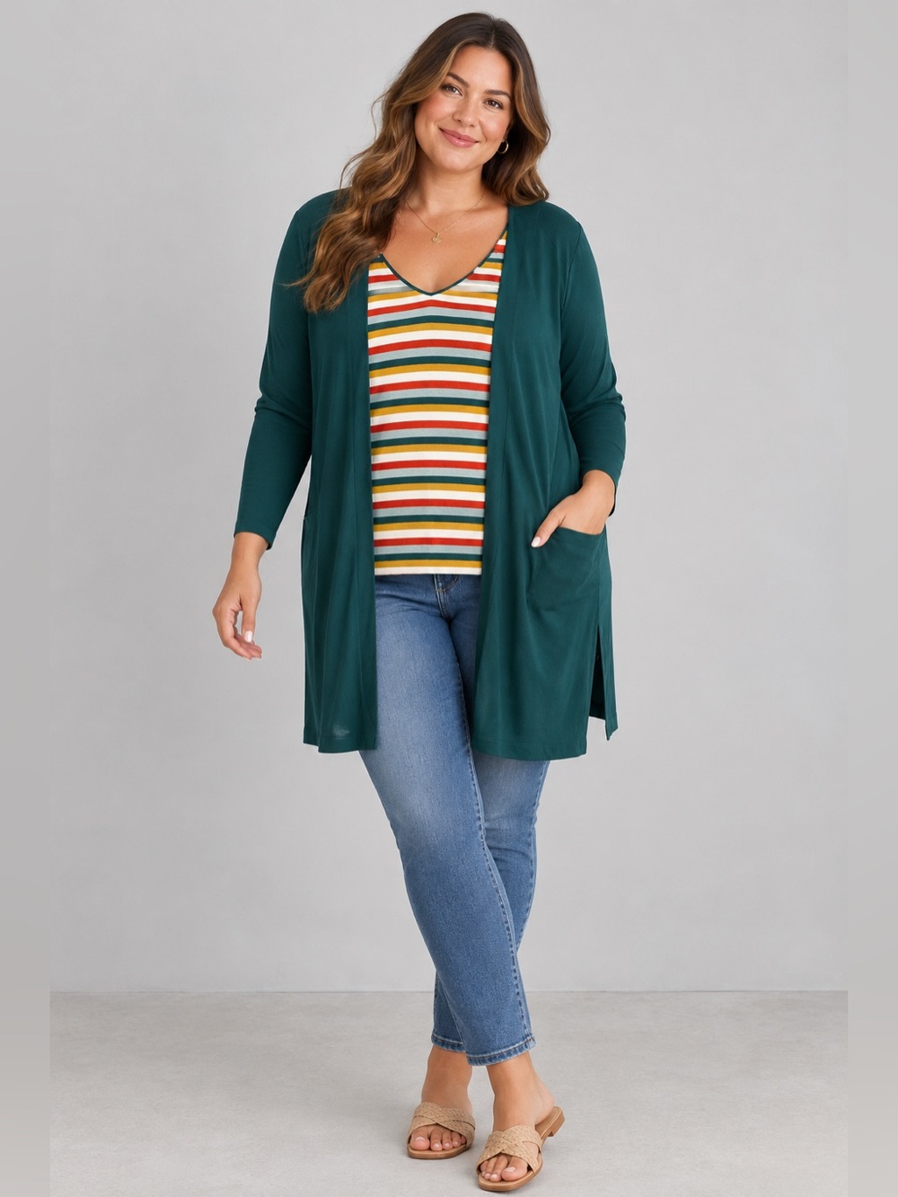 🎉5 for $45🎉 Time and tru cardigan top size XL